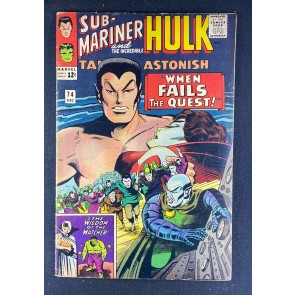 Tales to Astonish (1959) #74 FN- (5.5) Sub-Mariner Hulk Gene Colan Cover and Art