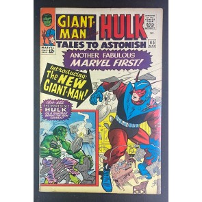 Tales to Astonish (1959) #65 VG/FN (5.0) New Giant-Man Costume Hulk Jack Kirby