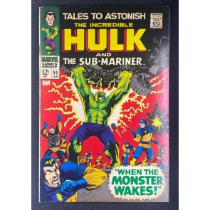Tales to Astonish (1959) #99 FN+ (6.5) Incredible Hulk Marie Severin Art