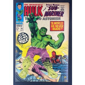 Tales to Astonish (1959) #95 FN (6.0) Hulk The Plunderer 1st Walter Newell
