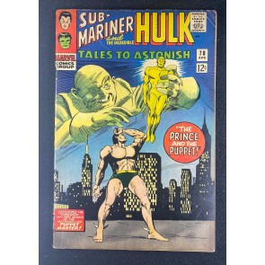 Tales to Astonish (1959) #78 FN- (5.5) Sub-Mariner Hulk Puppet Master Gene Colan