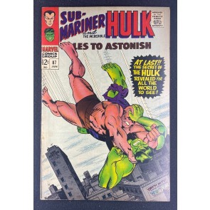 Tales to Astonish (1959) #87 FN- (5.5) Sub-Mariner Hulk Gil Kane Cover