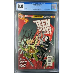 Teen Titans Go! (2003) #23 CGC 8.0 White Pages 1st App Red X (3885054025)