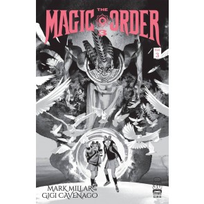The Magic Order 3 (2023) #3 NM Black and White Variant Image Comics