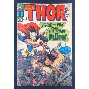 Thor (1966) #128 VG (4.0) Pluto Classic Jack Kirby Hercules Cover 1st App Titans