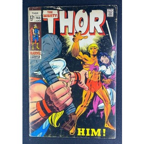Thor (1966) #165 VG- (3.5) 1st Full App Him (Warlock) Jack Kirby
