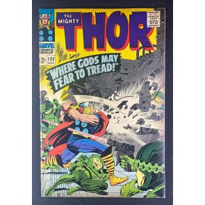Thor (1966) #132 FN (6.0) 1st Appearance Ego Jack Kirby