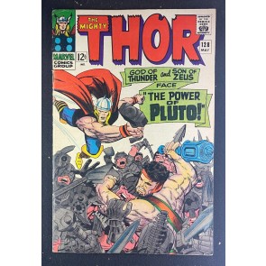 Thor (1966) #128 FN+ (6.5) Pluto Classic Kirby Hercules Cover 1st App Titans