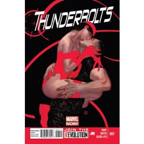 Thunderbolts (2013) #7 VF Julian Totino Tedesco Cover Elektra Punisher Kissing