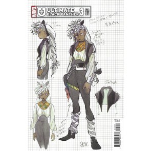 Ultimate Black Panther (2024) #3 NM 1:10 Design Peach MoMoKo Variant Cover