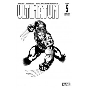 Ultimatum (2009) #5 of 5 VF/NM Ed McGuinness Sketch Variant Cover Wolverine