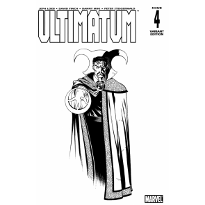 Ultimatum (2009) #4 of 5 VF/NM Ed McGuinness Sketch Variant Cover Dr Strange