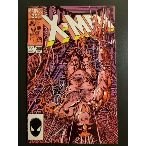 Uncanny X Men #205 (1986) NM (9.4) BWS solo Wolverine Origin Lady Deathstroke!|