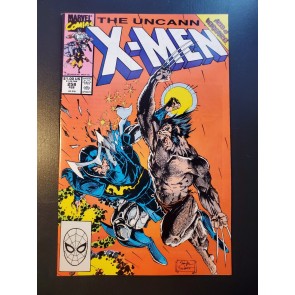 Uncanny X-Men #258 (1990) NM 9.4 Jim Lee art Wolverine Solo vs Mandarin cover kg
