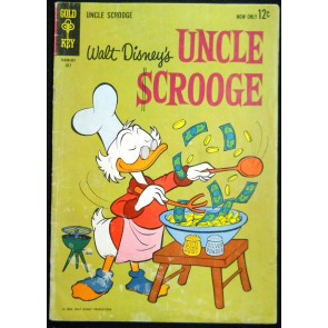 UNCLE SCROOGE #'s 43, 44, 45 & 46 WALT DISNEY DELL 1963