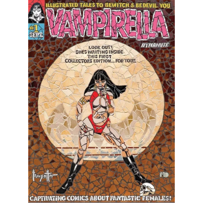 Vampirella #1 Shattered Fascimile Edition Pink Moon Variant Cover NYCC 2023