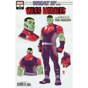 What If...? Miles Morales (2022) #3 NM Paco Medina 1:10 Design Variant Cover