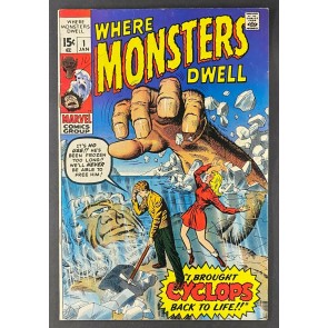 Where Monsters Dwell (1970) #1 FN+ (6.5) Jack Kirby Steve Ditko Cover