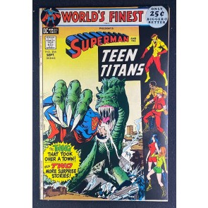 World’s Finest (1941) #205 VF+ (8.5) Neal Adams Cover Superman Teen Titans