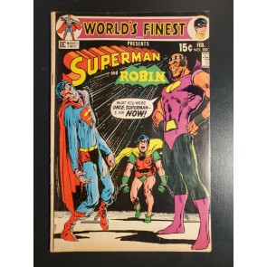 World's Finest #200 (1971) F (6.0) Superman and Robin Neal Adams cover|