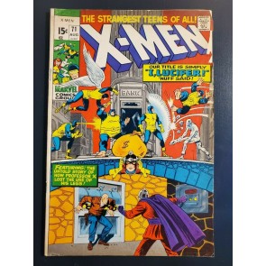 X-Men #71 (1971) VG (4.0) Origin of Professor X retold |