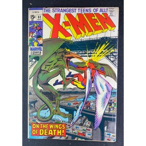 X-Men (1963) #61 VG+ (4.5) Neal Adams Cover and Art 2nd App Sauron