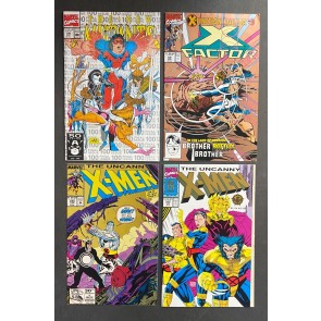 X-Men New Mutants Uncanny X-Force X-Factor 2nd Printing Gold Variant Lot of 11
