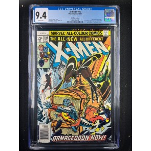 X-Men (1963) #108 CGC 9.4 White Pages UK Price Variant John Byrne (4398496008)