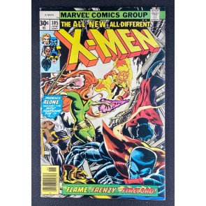 X-Men (1963) #105 VF- (7.5)  Dave Cockrum Firelord 1st Full App Lilandra