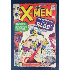 X-Men (1963) #7 FR (1.0) 2nd App Blob Jack Kirby
