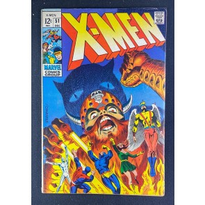 X-Men (1963) #51 FN (6.0) Jim Steranko Cover Art 1st App Erik the Red