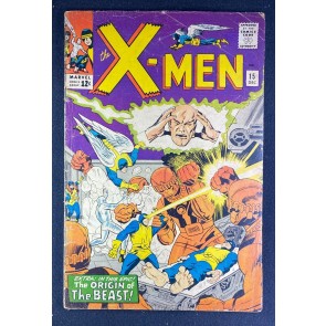 X-Men (1963) #15 VG- (3.5) 1st App Master Mold /Origin Beast /2nd Sentinels