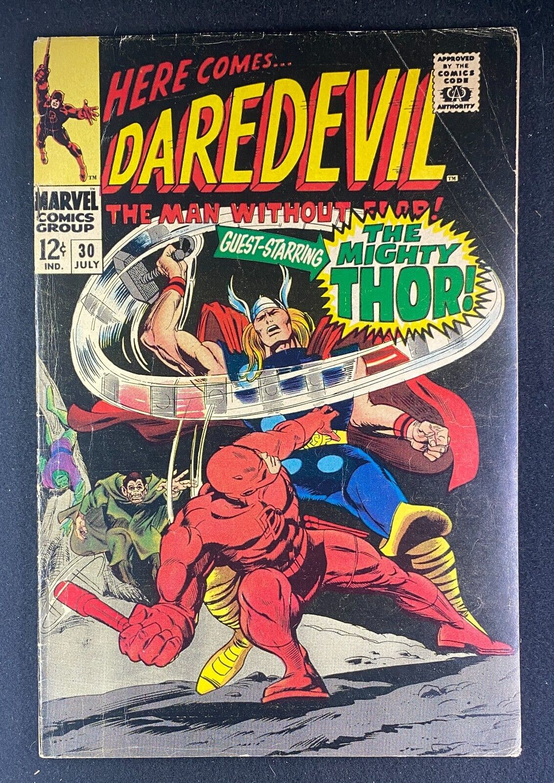 | Daredevil (1964) #30 VG (4.0) Gene Colan Thor Mister Hyde Cobra App