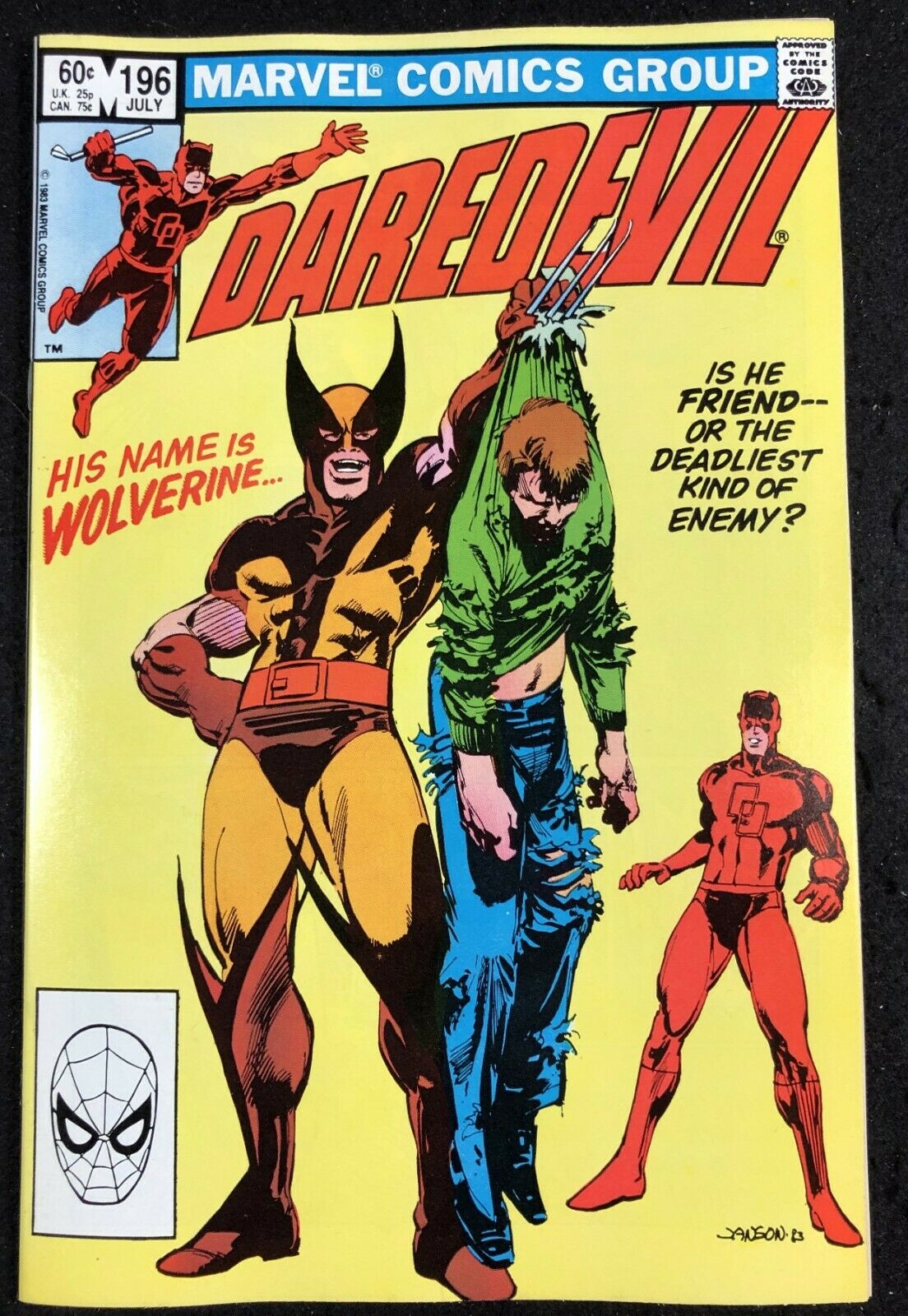 Daredevil 1964 196 Nm 9 4 Wolverine Cover Story