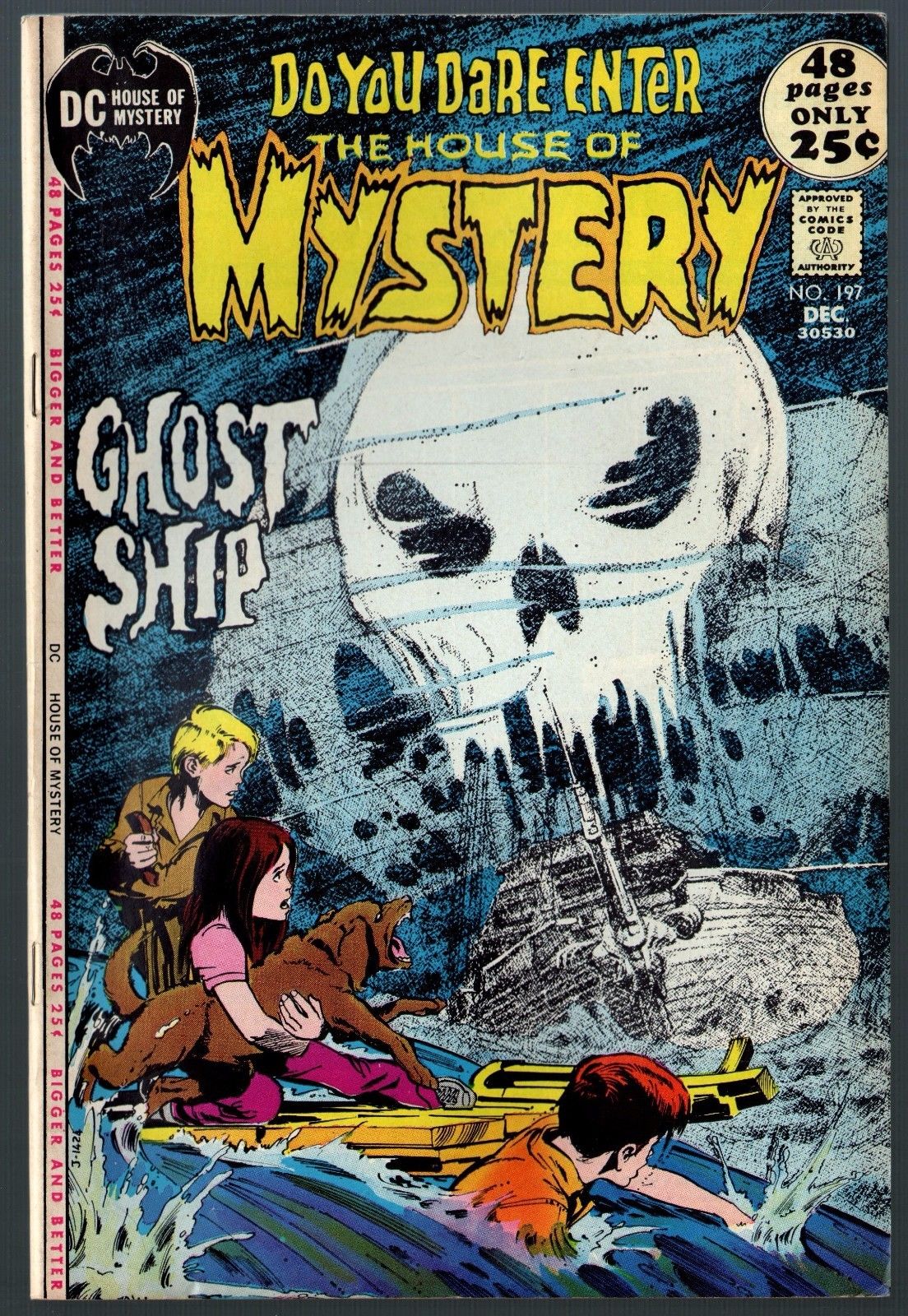 1977 BRONZE AGE.. 80 PAGE GIANT NEAL ADAMS COVER 252 THE HOUSE OF MYSTERY